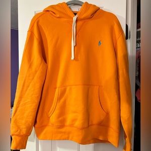 Orange polo hoodie